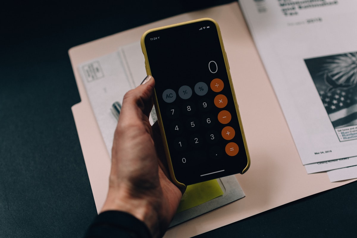 Deposits and advance payments, built in.